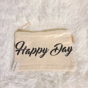 Happy Day Cream Tone Mini Bag cosmetic bag new